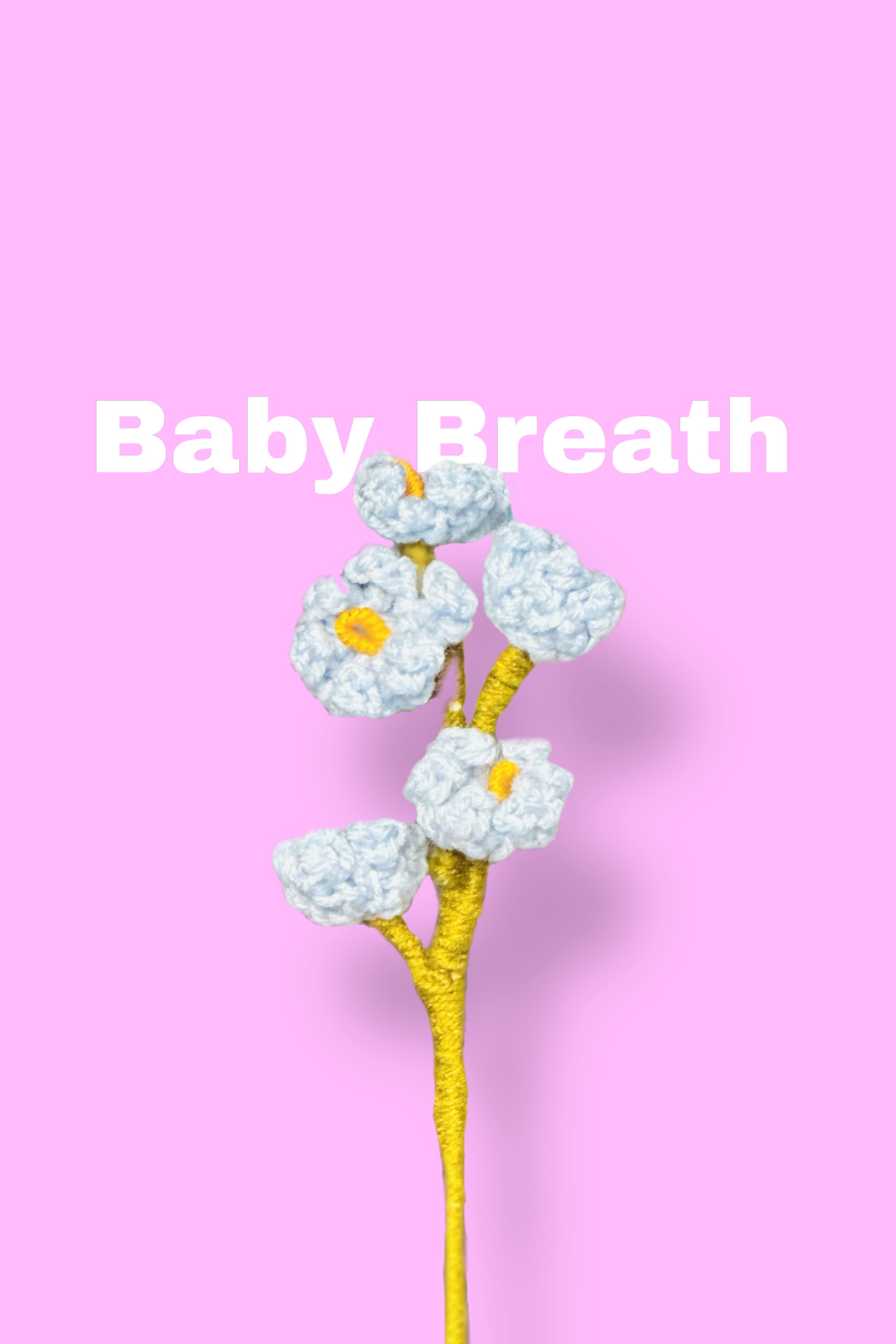 Baby breath — handmade crochet flower